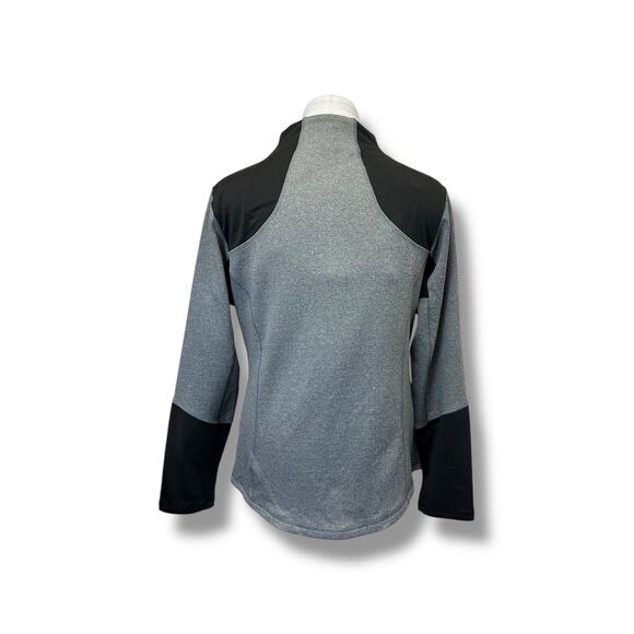 VOGO Athletico Women’s Full Zip Athletic Jacket, Gray/Black, size XL - Picture 4 of 9